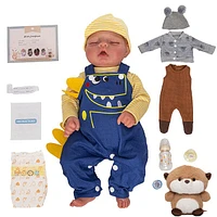 TrueHeart Treasures: Dream Weavers Collection Weighted Reborn Lifelike Baby Dolls (3kg) Baby Tommy