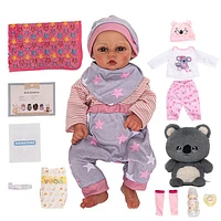 TrueHeart Treasures: Dream Weavers Collection Weighted Reborn Lifelike Baby Dolls (3kg) Baby Evangeline
