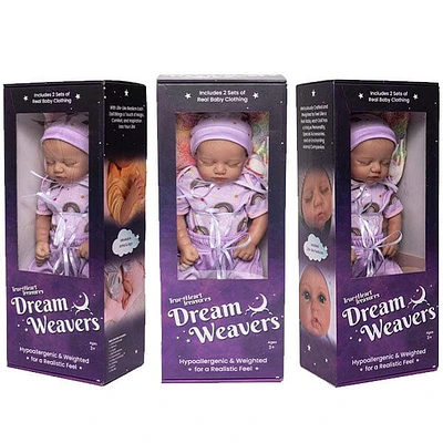 TrueHeart Treasures: Dream Weavers Collection Weighted Reborn Lifelike Baby Dolls (3kg) Baby Aurora