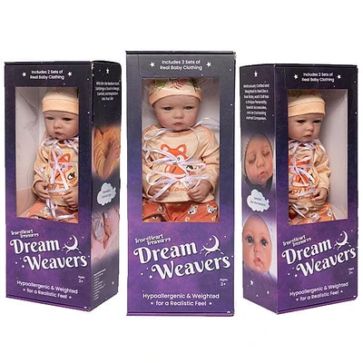 TrueHeart Treasures: Dream Weavers Collection Weighted Reborn Lifelike Baby Dolls (3kg) Baby Jenna