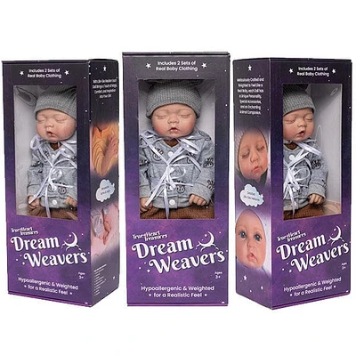 TrueHeart Treasures: Dream Weavers Collection Weighted Reborn Lifelike Baby Dolls (3kg) Baby Tommy