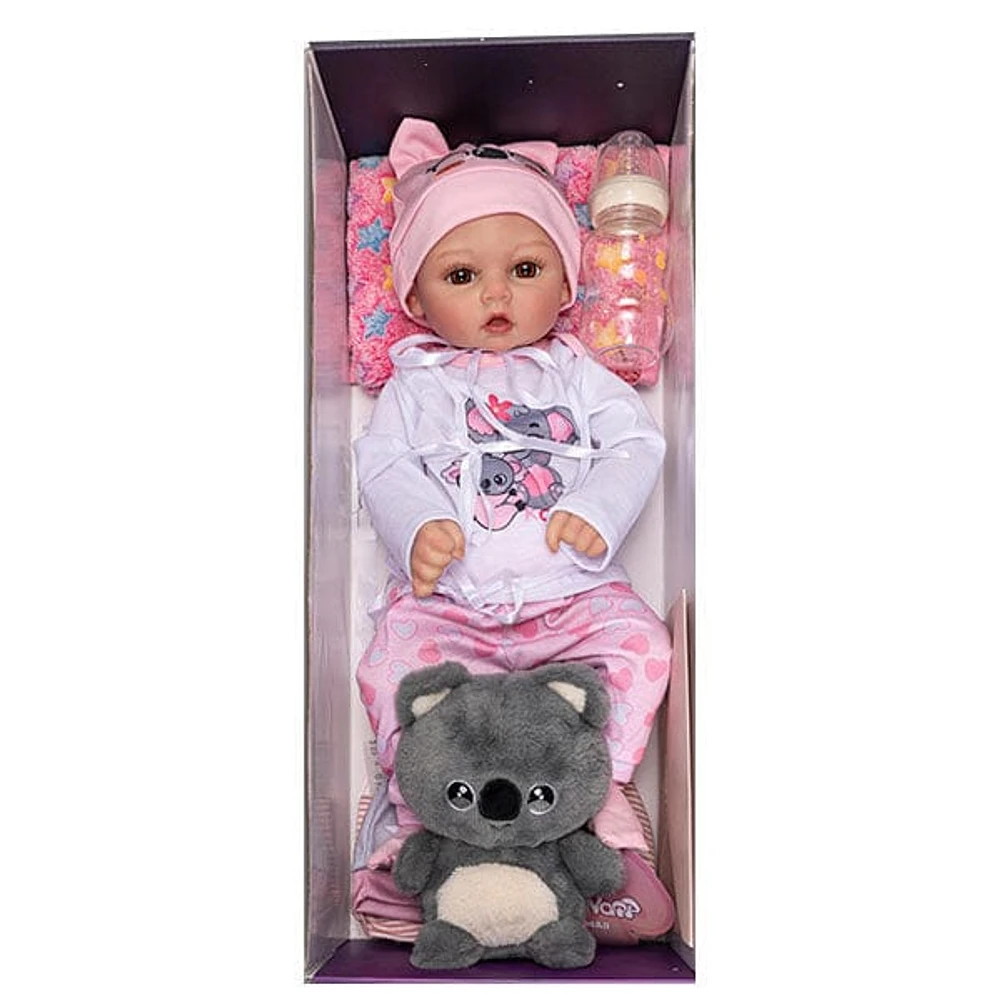 TrueHeart Treasures: Dream Weavers Collection Weighted Reborn Lifelike Baby Dolls (3kg) Baby Evangeline