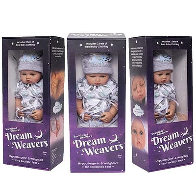 TrueHeart Treasures: Dream Weavers Collection Weighted Reborn Lifelike Baby Dolls (3kg) Baby Mira