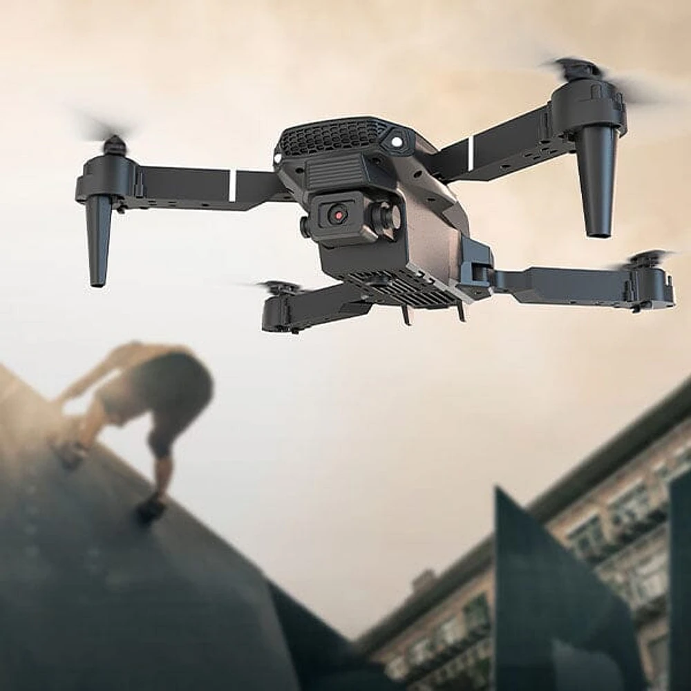 Outplay MetaDrone 4K Dual-Camera RC Drone with Case & Bonus Battery