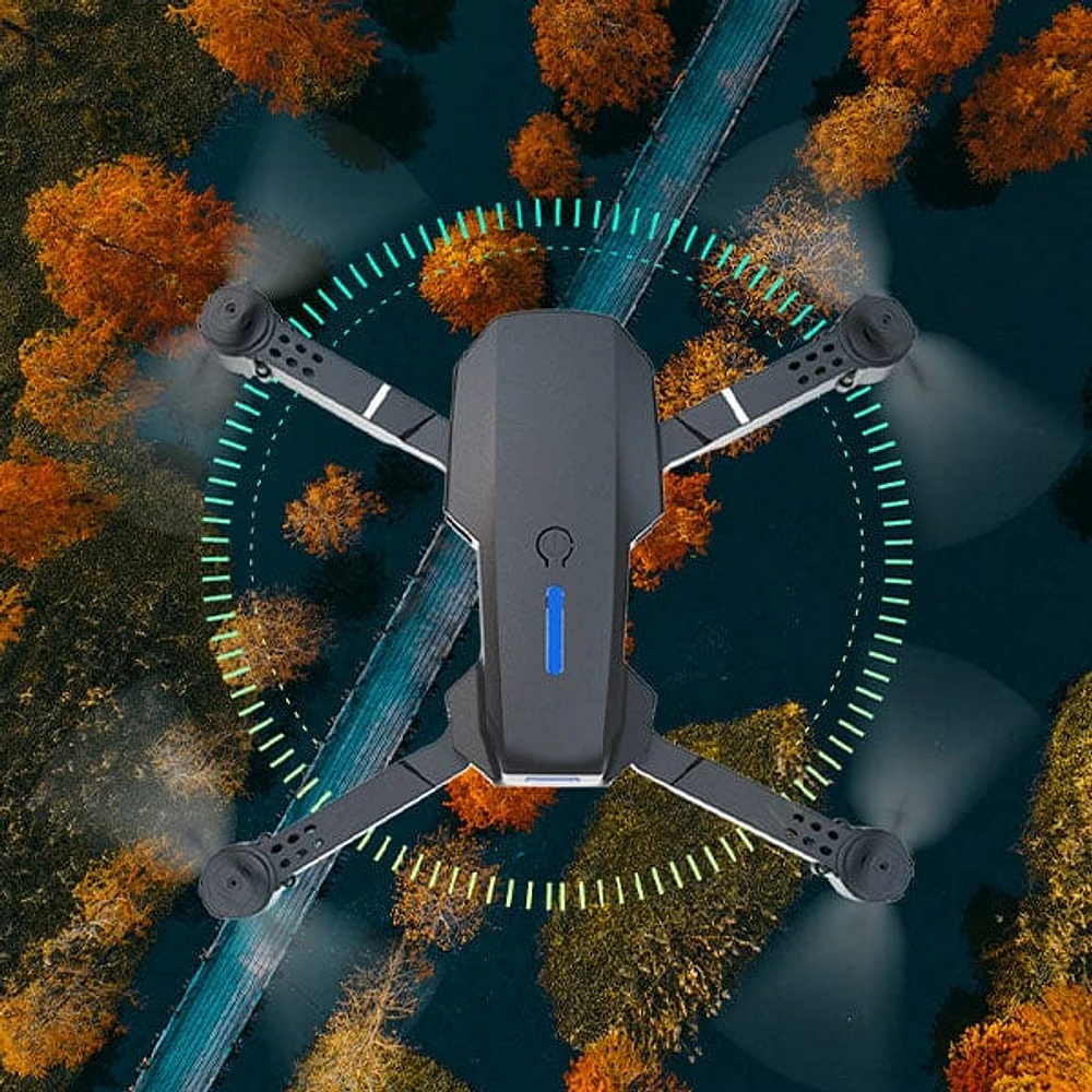 Outplay MetaDrone 4K Dual-Camera RC Drone with Case & Bonus Battery