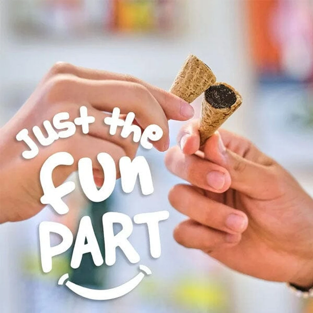 Just The Fun Part Dubai Chocolate Pistachio Kadaifi Filled Bite-Size Crispy Mini Waffle Cones (120g)