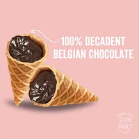 Just The Fun Part Dubai Chocolate Pistachio Kadaifi Filled Bite-Size Crispy Mini Waffle Cones (120g)