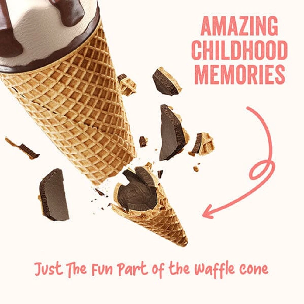 Just The Fun Part Dubai Chocolate Pistachio Kadaifi Filled Bite-Size Crispy Mini Waffle Cones (120g)