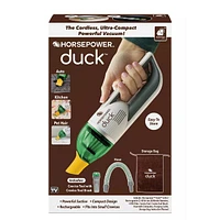 Horsepower Duck Vacuum Rechargeable Handheld Vacuum (Includes Accessories!)
