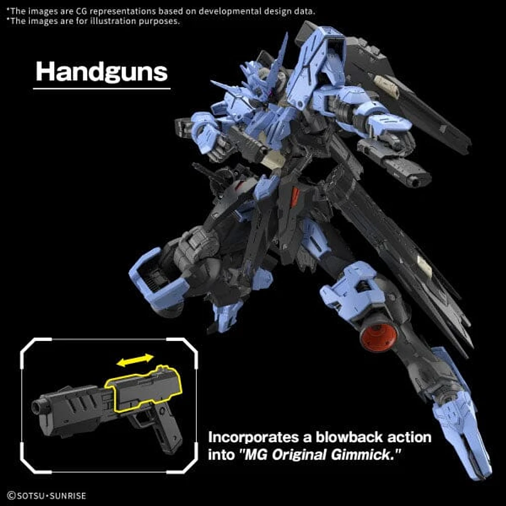 BANDAI Hobby MG Iron-Blooded Orphans ASW-G-XX Vidar Gundam 1/100 Scale 7" Model Kit
