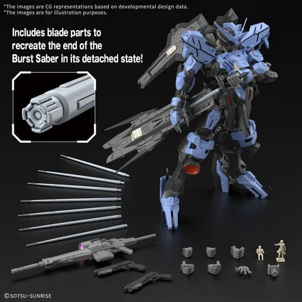 BANDAI Hobby MG Iron-Blooded Orphans ASW-G-XX Vidar Gundam 1/100 Scale 7" Model Kit
