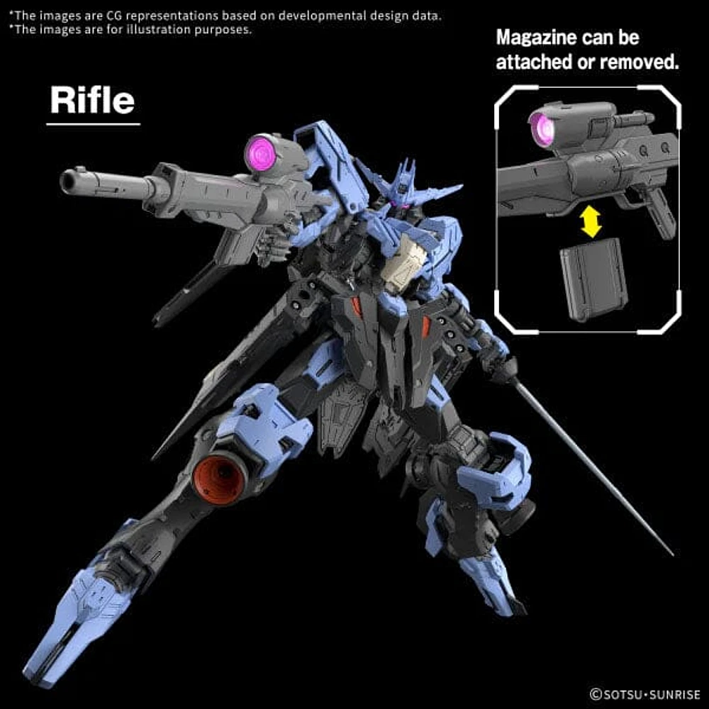 BANDAI Hobby MG Iron-Blooded Orphans ASW-G-XX Vidar Gundam 1/100 Scale 7" Model Kit