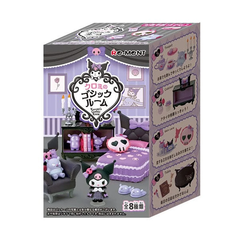 Re-Ment Sanrio: Kuromi's Gothic Room Blind Box (1pc)