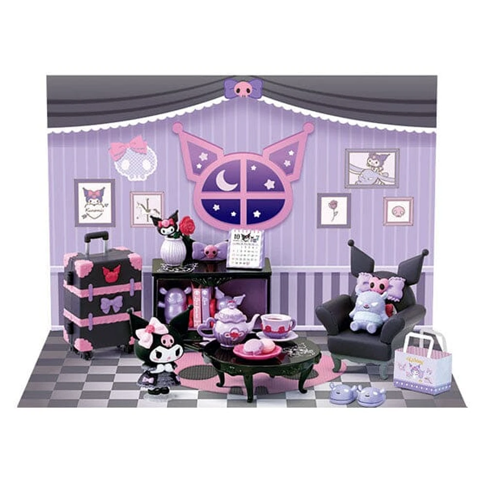 Re-Ment Sanrio: Kuromi's Gothic Room Blind Box (1pc)