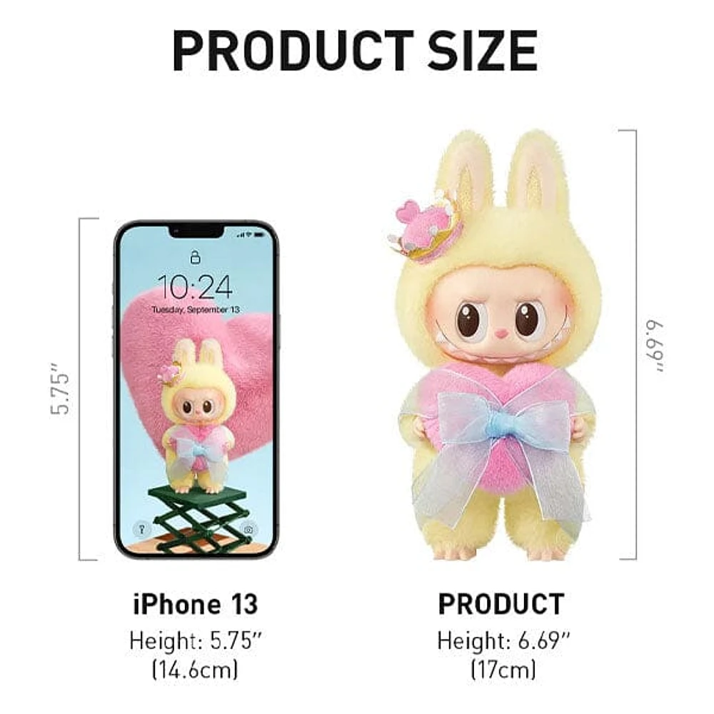 Pop Mart x THE MONSTERS: Labubu "Let's Checkmate" Plush Doll Pendant (1pc)
