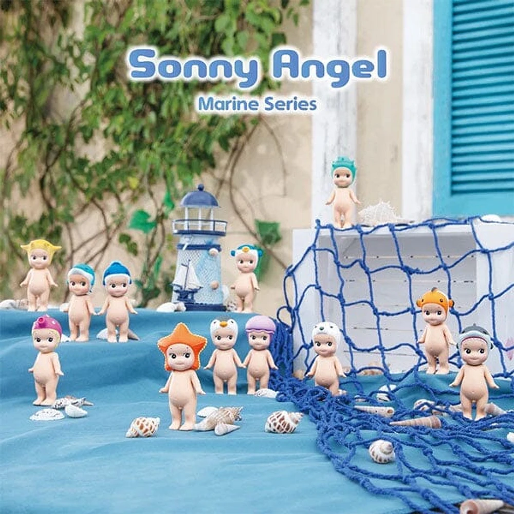 Sonny Angel Collectable Mini Cherub Figurines Marine Series Blind Box (1pc)