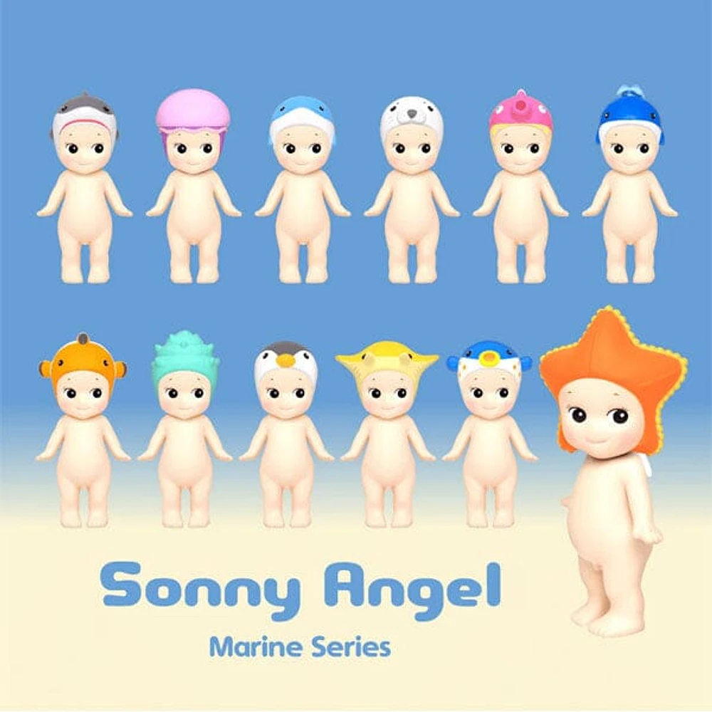 Sonny Angel Collectable Mini Cherub Figurines Marine Series Blind Box (1pc)