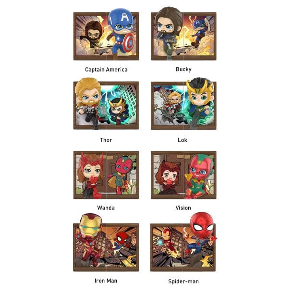 Pop Mart x Disney: Marvel Photo Frames Series Scene Set Figurine Blind Box (1pc)