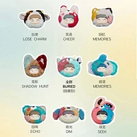 MayMei Once Forgotten Corners Series Kawaii Plush Doll Head Keyring Blind Box (1pc)