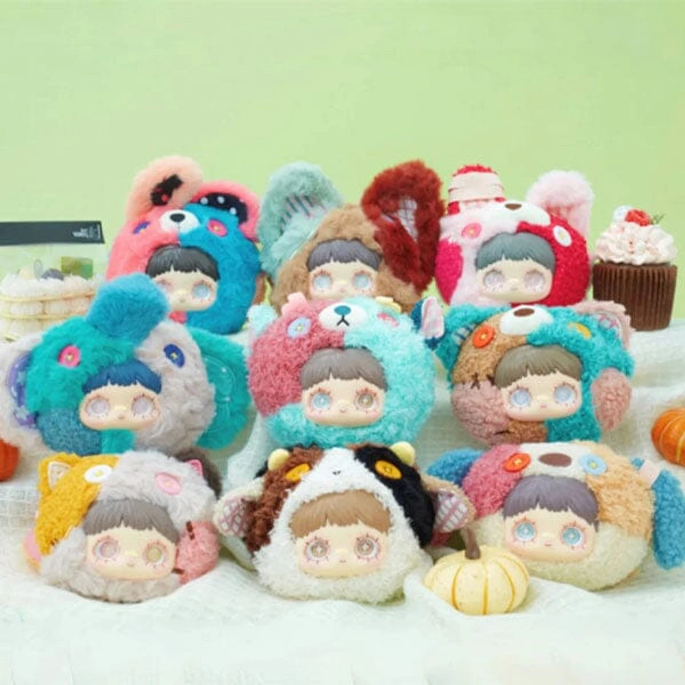 MayMei Once Forgotten Corners Series Kawaii Plush Doll Head Keyring Blind Box (1pc)