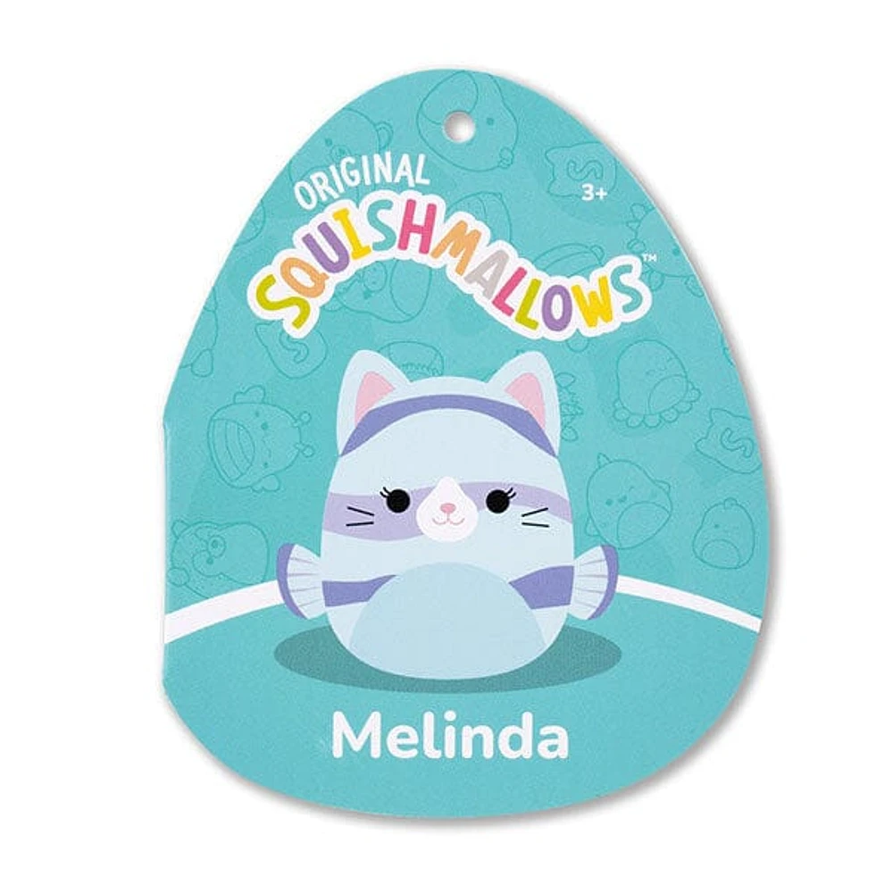 Squishmallows Super Soft Plush Toys 7.5" Melinda The Blue Striped Cat Fish