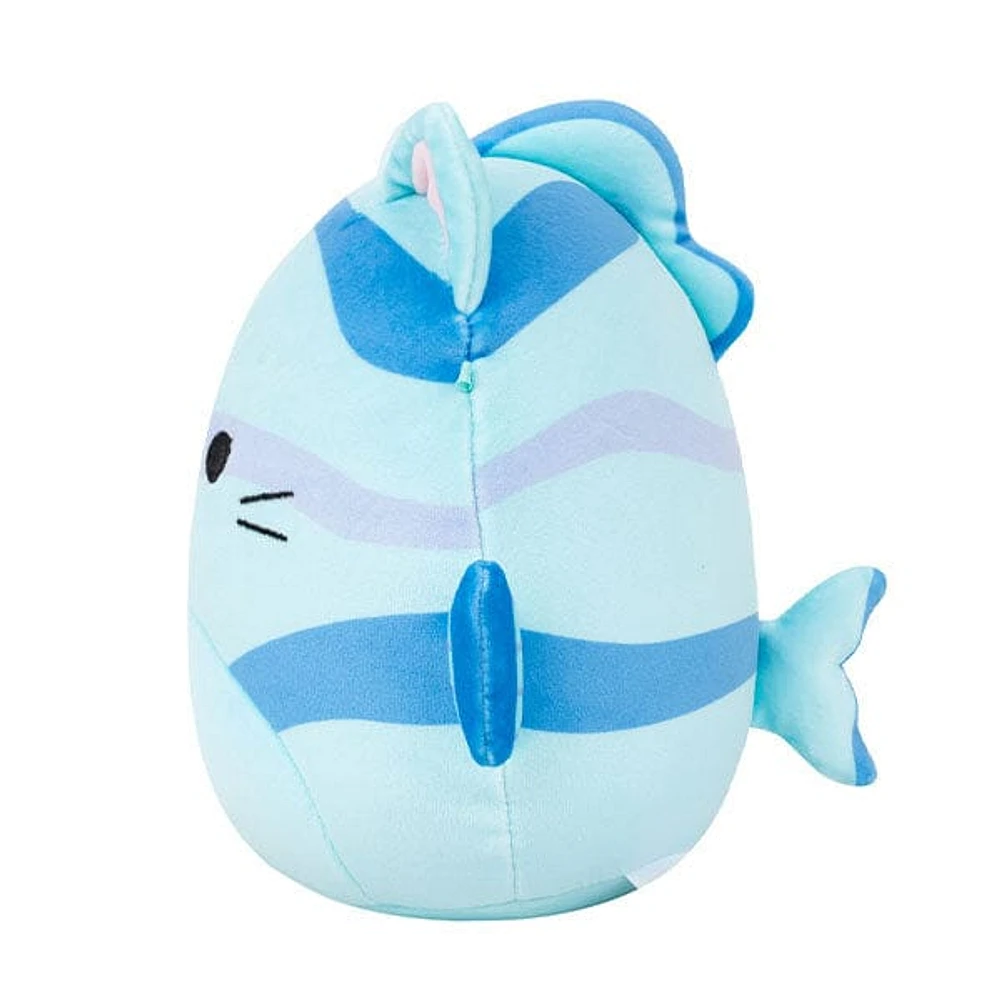 Squishmallows Super Soft Plush Toys 7.5" Melinda The Blue Striped Cat Fish