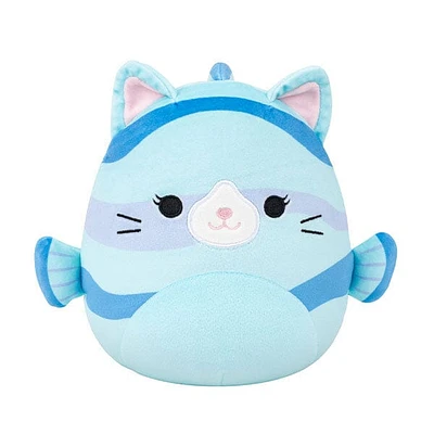 Squishmallows Super Soft Plush Toys 7.5" Melinda The Blue Striped Cat Fish