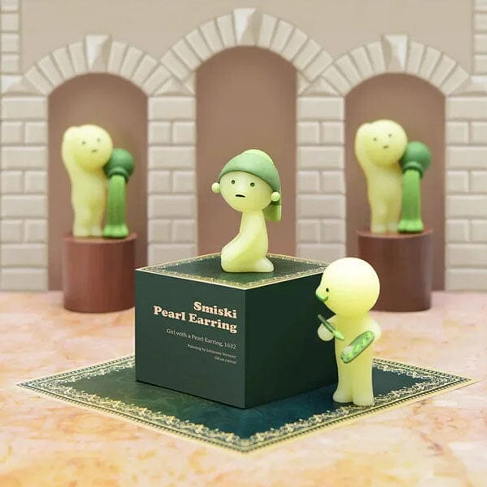 Smiski Museum Series Collectible Glow in the Dark Figurine Blind Box (1pc)