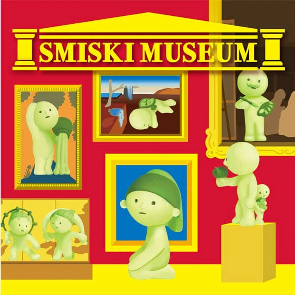 Smiski Museum Series Collectible Glow in the Dark Figurine Blind Box (1pc)