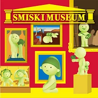 Smiski Museum Series Collectible Glow in the Dark Figurine Blind Box (1pc)