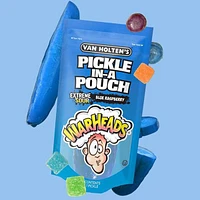 Van Holten's x Warheads Extreme Sour Blue Raspberry Jumbo Pouched Pickle