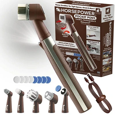 Horsepower Pocket Pony Mini Handheld Cordless Detailing Power Scrubber
