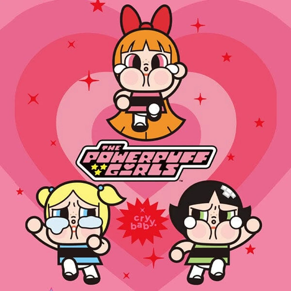 Pop Mart x Powerpuff Girls x CRYBABY: 25th Anniversary Series Figurine Blind Box (1pc)