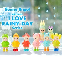 Sonny Angel Collectable Mini Cherub Figurines Limited Edition "I Love Rainy Day" Series Blind Box (1pc)