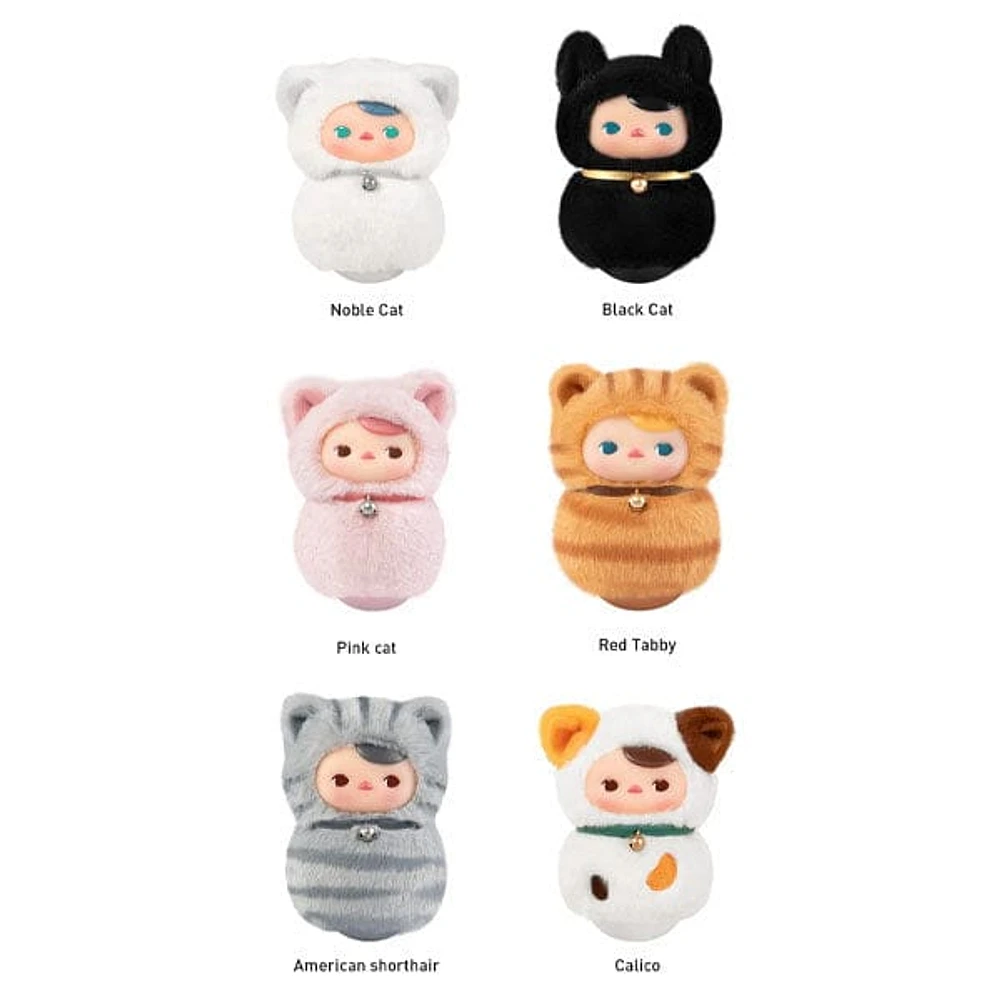 Pop Mart x PUCKY: Roly-Poly Kitty Series Vinyl Plush Blind Box (1pc)