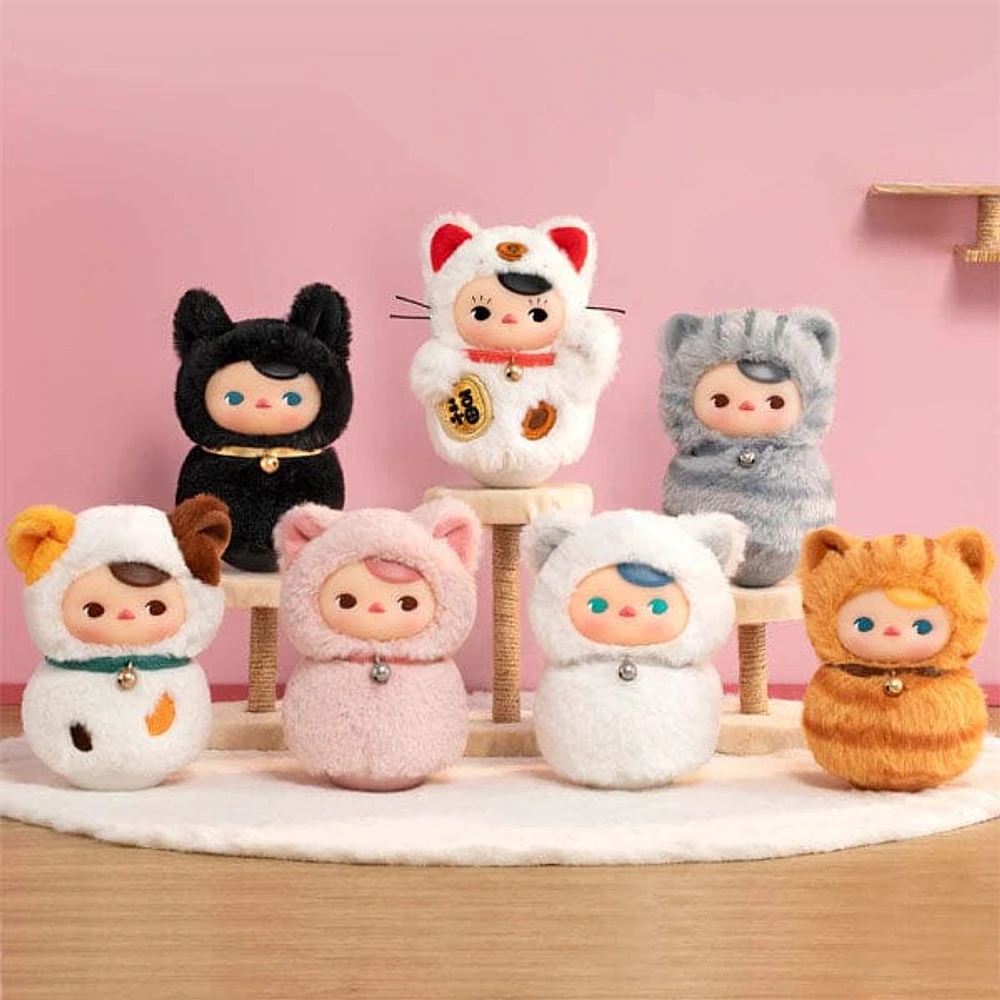 Pop Mart x PUCKY: Roly-Poly Kitty Series Vinyl Plush Blind Box (1pc)