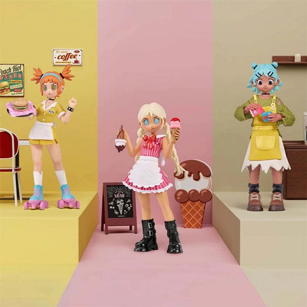 Pop Mart x Peach Riot: Rush Hour Series Collectible Figurine Blind Box (1pc)
