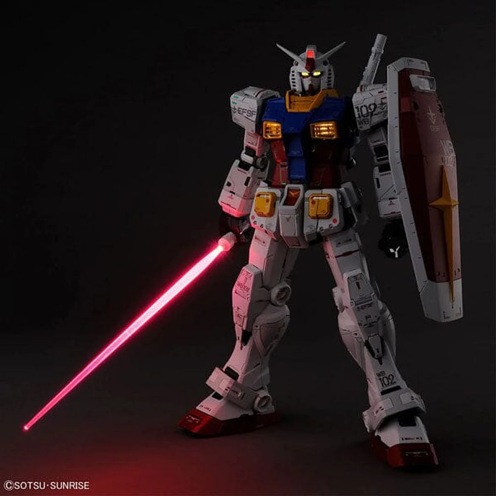 BANDAI Hobby PG Unleashed RX-78-2 Mobile Suit Gundam 1/60 Scale 12" Model Kit
