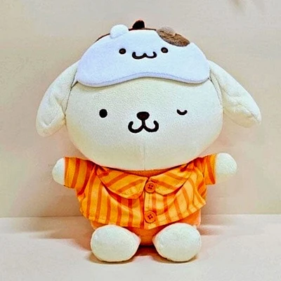 Sanrio Hello Kitty & Friends Pajama Party 10" Pompompurin Plush Toy