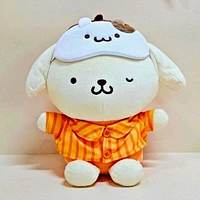 Sanrio Hello Kitty & Friends Pajama Party 10" Pompompurin Plush Toy