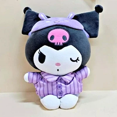 Sanrio Hello Kitty & Friends Pajama Party 10" Kuromi Plush Toy