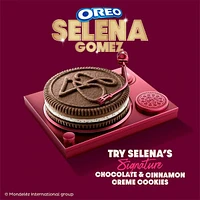 OREO x Selena Gomez Chocolate Sandwich Cookies w/ Cinnamon Creme Filling (303g) Limited Edition