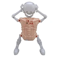 SkellyVibes Glow-In-The-Dark Dancing Skeleton - Lights Up & Laughs!