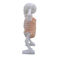 SkellyVibes Glow-In-The-Dark Dancing Skeleton - Lights Up & Laughs!