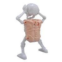 SkellyVibes Glow-In-The-Dark Dancing Skeleton - Lights Up & Laughs!