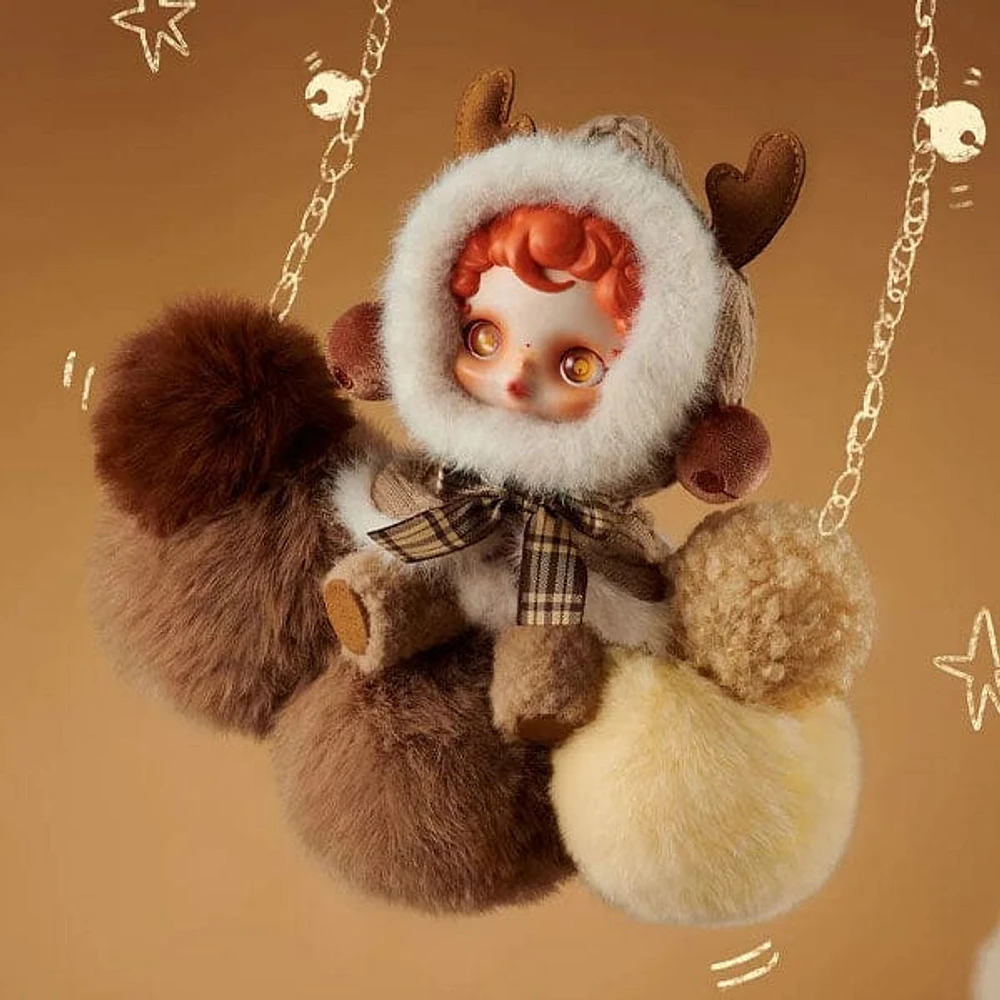 Pop Mart x Skullpanda: Winter Symphony Series Plush Keychain Blind Box (1pc)