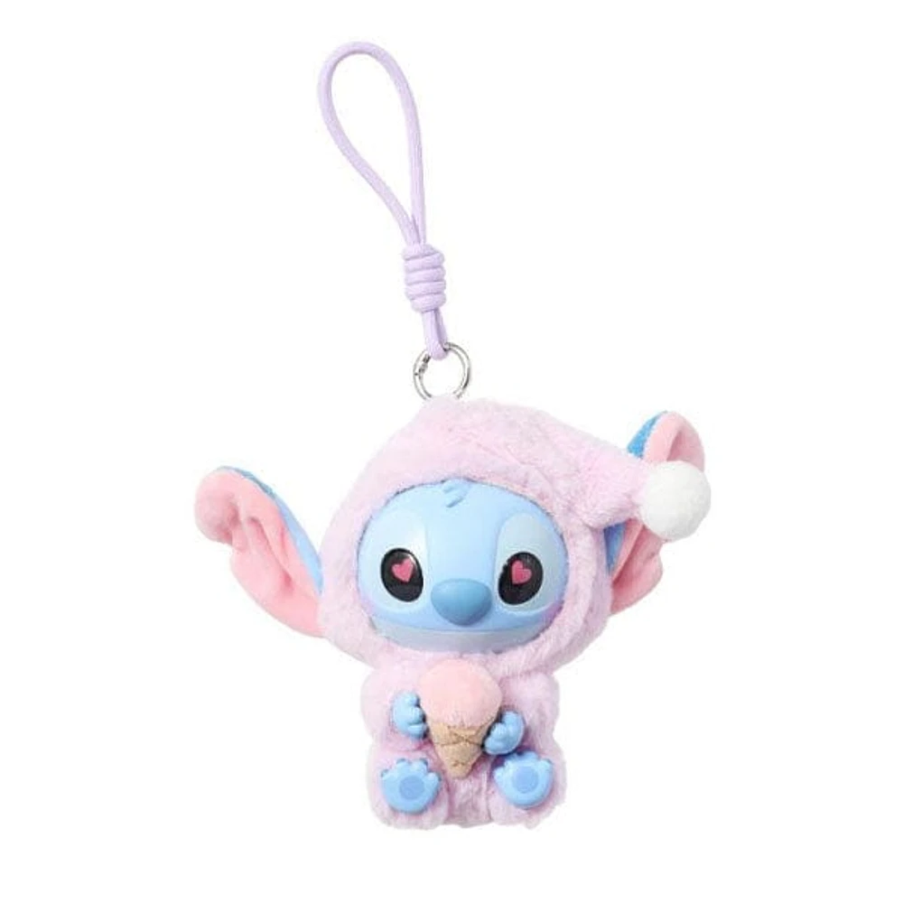 MINISO x Disney: Stitch "Eat Something Before Sleep" Series Plush Keychain Blind Box (1pc)