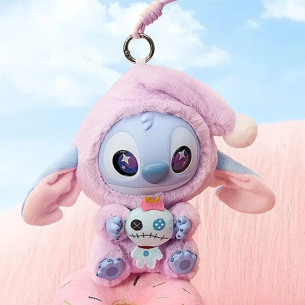 MINISO x Disney: Stitch "Eat Something Before Sleep" Series Plush Keychain Blind Box (1pc)