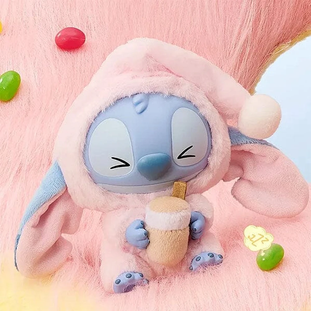 MINISO x Disney: Stitch "Eat Something Before Sleep" Series Plush Keychain Blind Box (1pc)