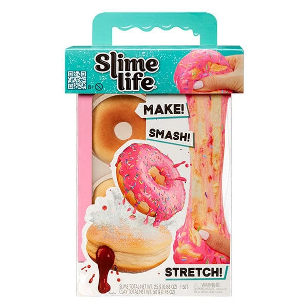 Slime Life Clay Cracking Slime Donut Making Kit (2 Donuts)